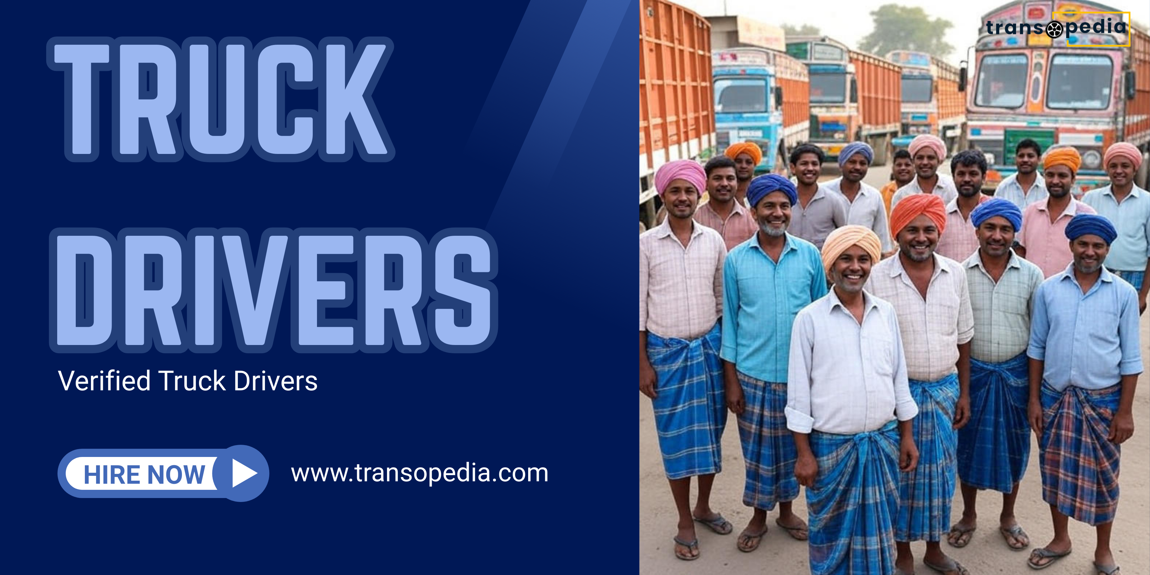 How to Hire Verified Truck Drivers Online in India – Transopedia Guide