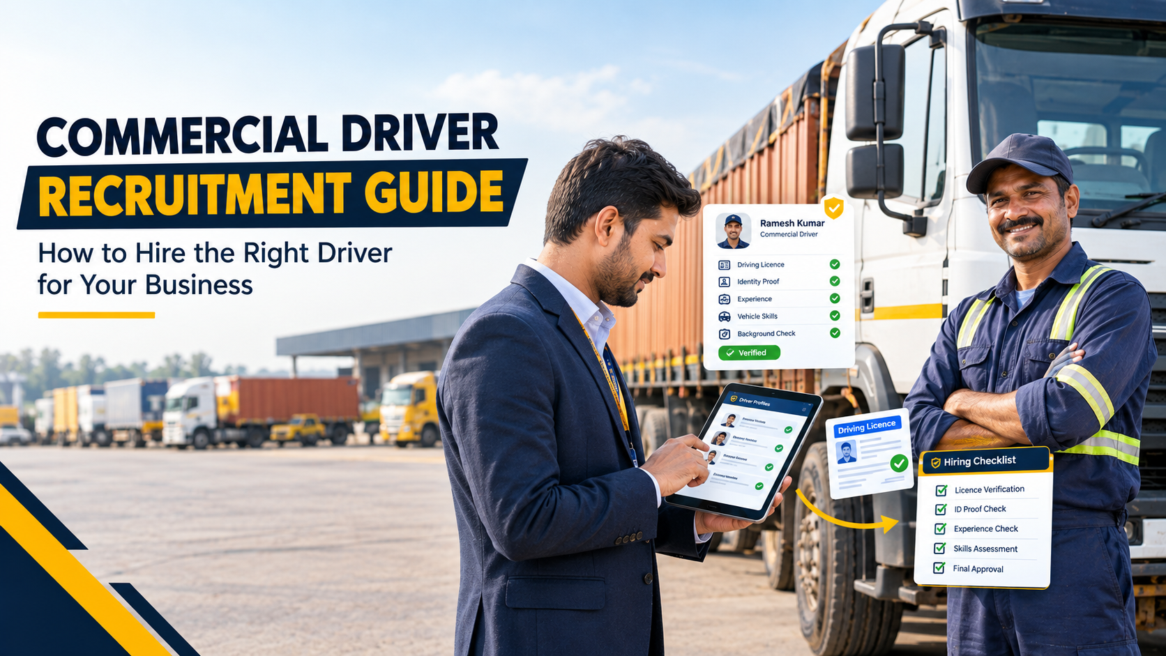 Commercial Driver Recruitment Guide: How to Hire the Right Driver for Your Business